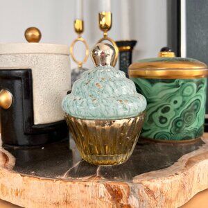 Brand New Anthropologie Gourmand Cashmere & Coconut Cupcake Candle Last One